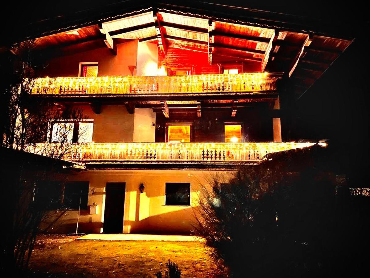 Ferienwohnung Platzhirsch Panorama View Balkon, Gartensauna, Garten, Grillplatz Stumm Exterior foto